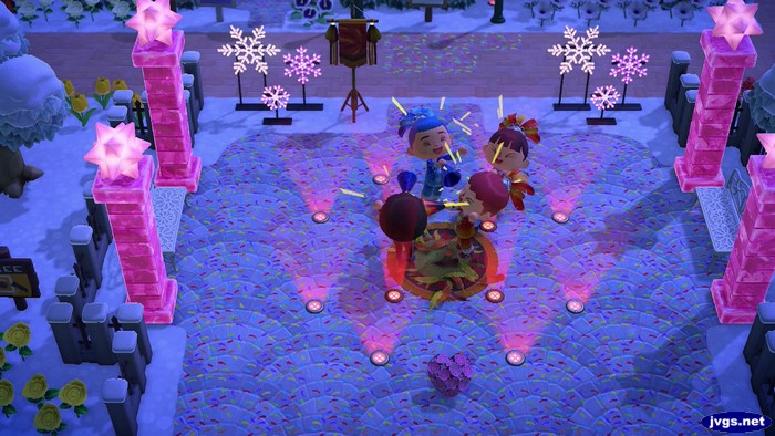 The Valentine's Day party in Logan's town of Moonscar.