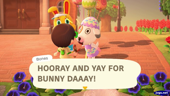 Bones: HOORAY AND YAY FOR BUNNY DAAAY!