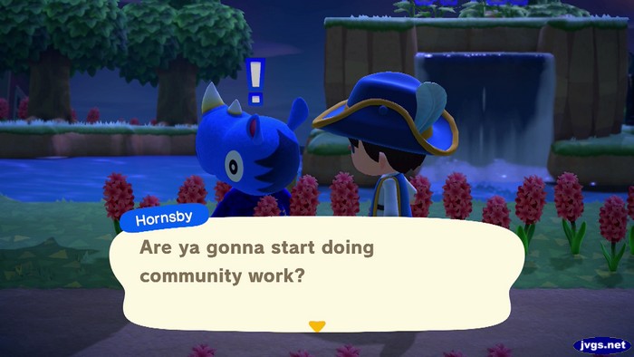 Hornsby: Are ya gonna start doing community work?