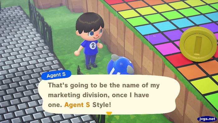 Agent S: That's going to be the name of my marketing division, once I have one. Agent S Style!