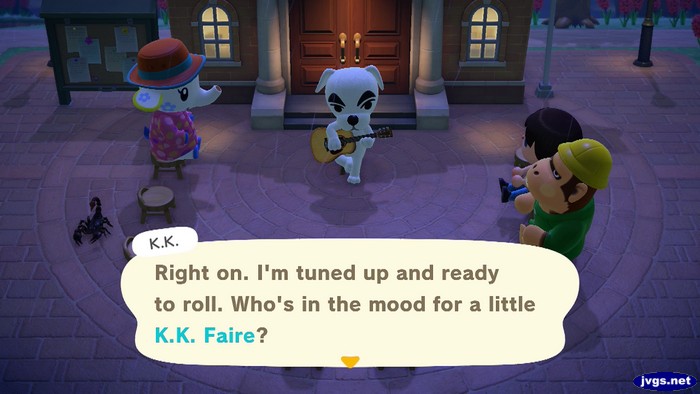 K.K.: Right on. I'm tuned up and ready to roll. Who's in the mood for a little K.K. Faire?