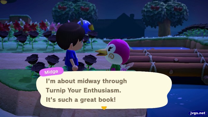 Midge: I'm about midway through Turnip Your Enthusiasm. It's such a great book!