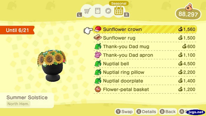 Sunflower crown: 1,560 bells.