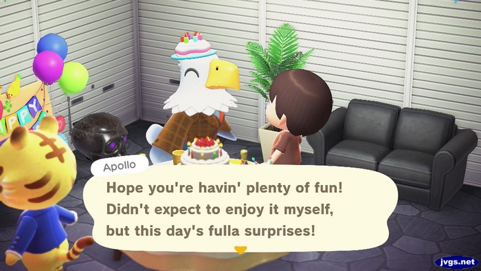 Apollo: Hope you're havin' plenty of fun! Didn't expect to enjoy it myself, but this day's fulla surprises!