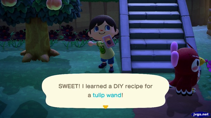 SWEET! I learned a DIY recipe for a tulip wand!