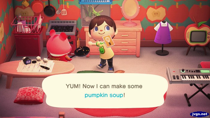 YUM! Now I can make some pumpkin soup!