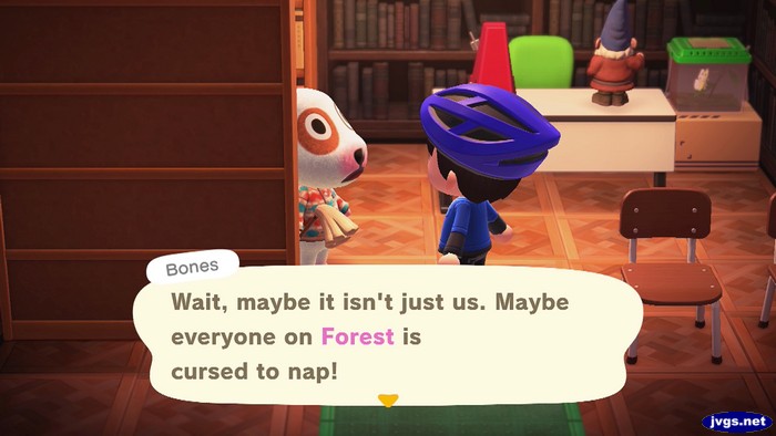 Bones: Wait, maybe it isn't just us. Maybe everyone on Forest is cursed to nap!