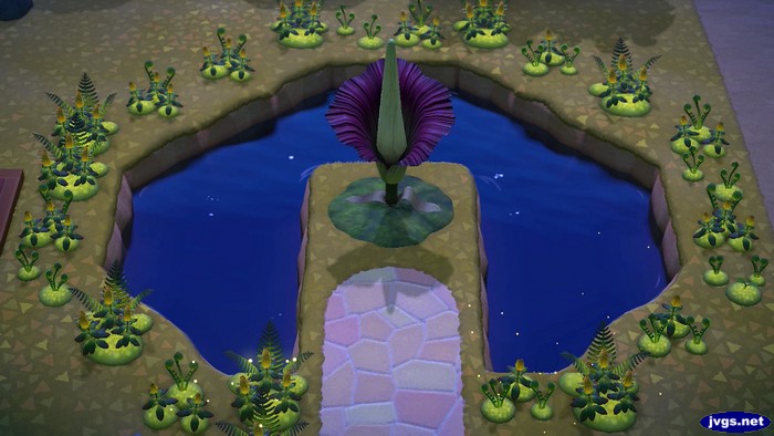 My fairy fountain pond.