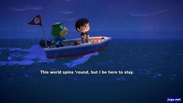 Kapp'n: This world spins 'round, but I be here to stay.