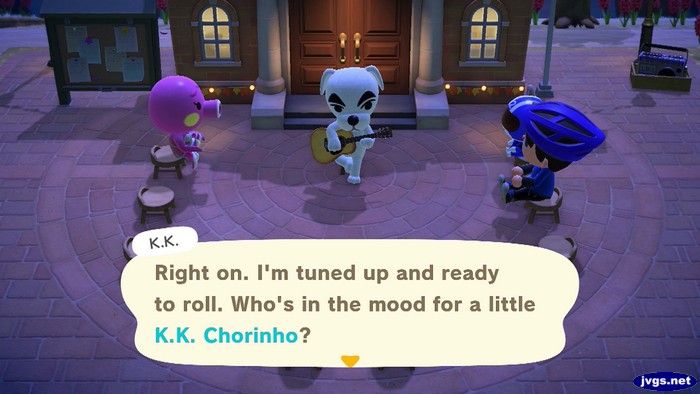 K.K.: Right on. I'm tuned up and ready to roll. Who's in the mood for a little K.K. Chorinho?