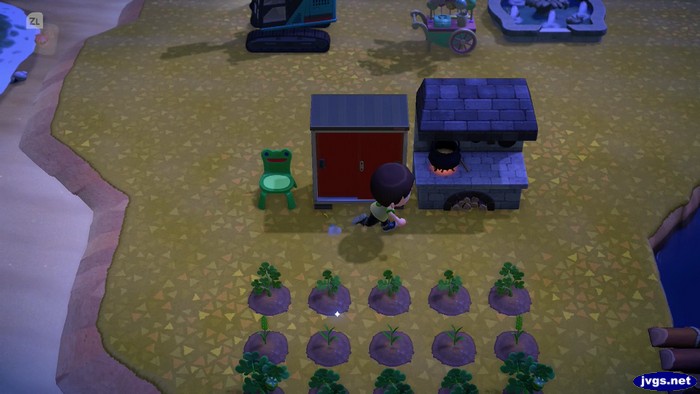 My outdoor kitchen and farming area.