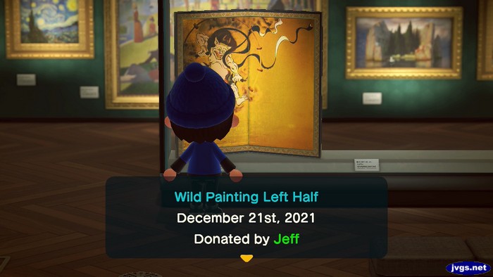 Wild Painting Left Half - December 21st, 2021 - Donated by Jeff