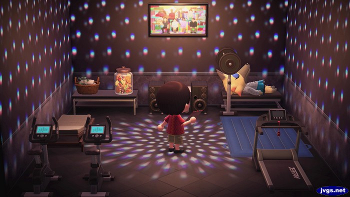 Vivian's dance/exercise room.