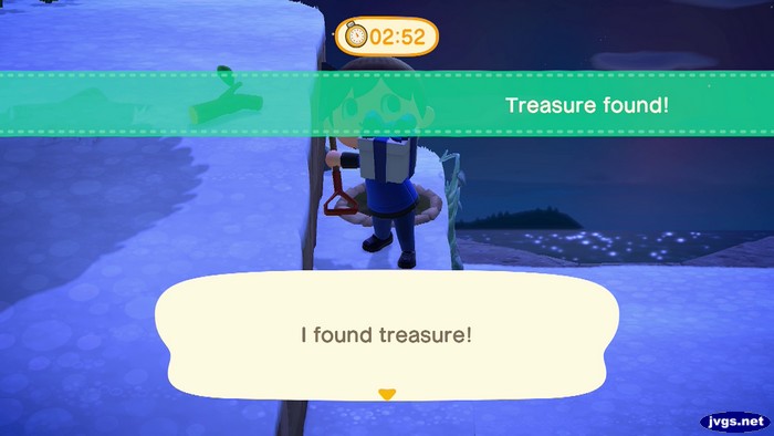 Treasure found! I found treasure!