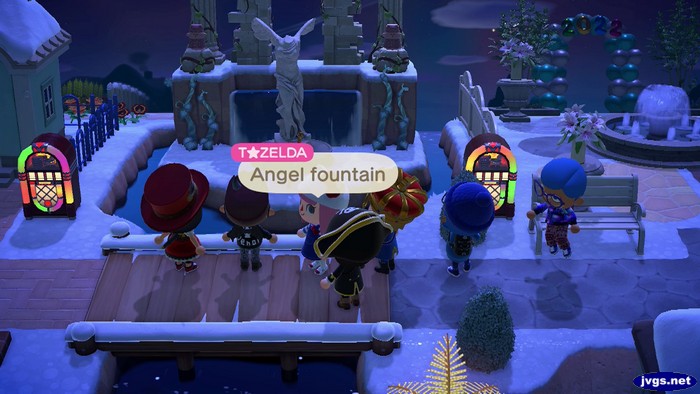 T Zelda: Angel fountain.