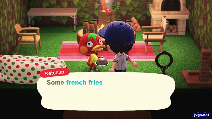 Ketchup: Some french fries!