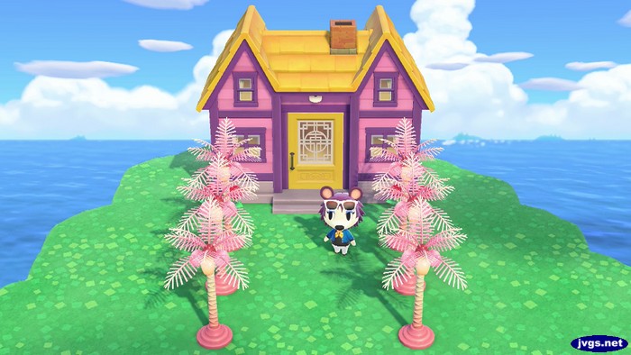 The outside of Lottie's new vacation home.