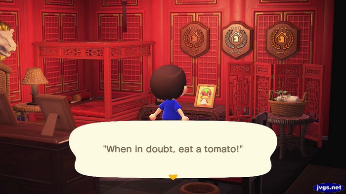 Quote on Ketchup's photo: When in doubt, eat a tomato!