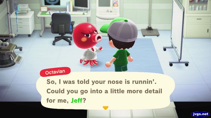 Octavian: So, I was told your nose in runnin'. Could you go into a little more detail for me, Jeff?