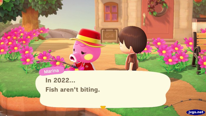 Marina: In 2022... Fish aren't biting.