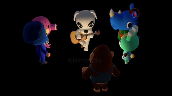 K.K. Slider performs for Marina, Jeff, Louie, Sasha, and Hornsby.
