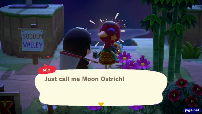 Rio: Just call me Moon Ostrich!