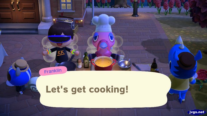 Franklin: Let's get cooking!