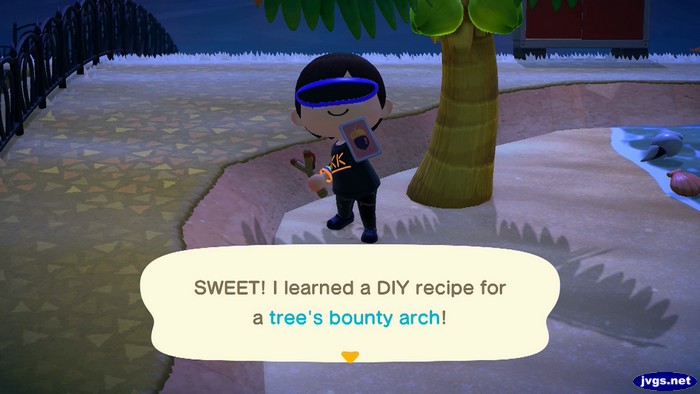 SWEET! I learned a DIY recipe for a tree's bounty arch!