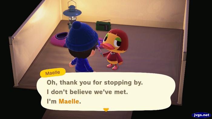 Maelle: Oh, thank you for stopping by. I don't believe we've met. I'm Maelle.