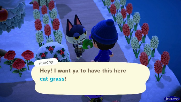 Punchy: Hey! I want ya to have this here cat grass!