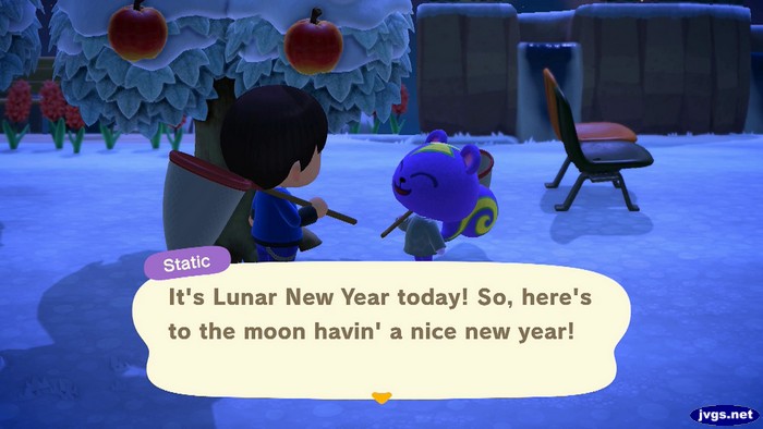 Static: It's Lunar New Year today! So, here's to the moon havin' a nice new year!