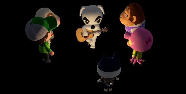 K.K. Slider performs for Bones, Jeff, Punchy, Marina, and Louie.