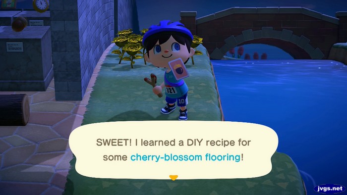 SWEET! I learned a DIY recipe for some cherry-blossom flooring!