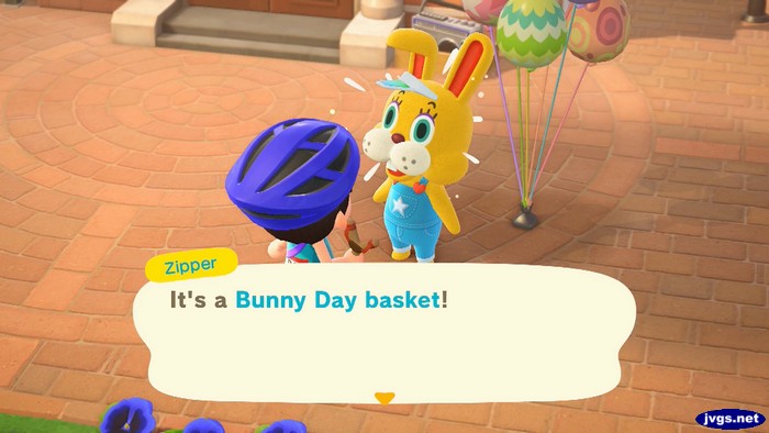 Zipper: It's a Bunny Day basket!