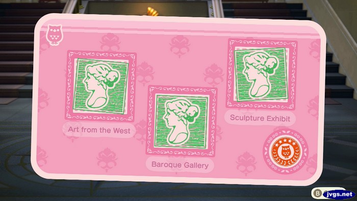 The art stamps for the stamp rally.