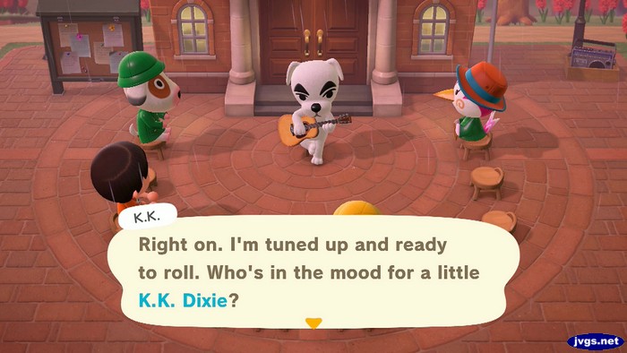 K.K.: Right on. I'm tuned up and ready to roll. Who's in the mood for a little K.K. Dixie?