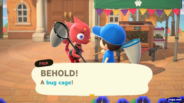 Flick: BEHOLD! A bug cage!