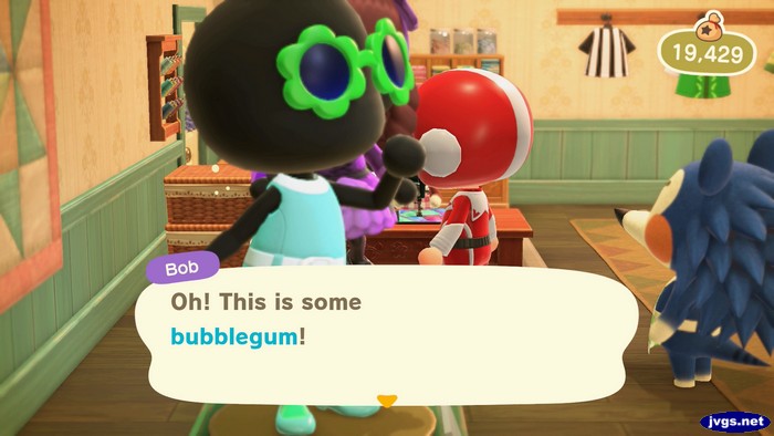 Bob: Oh! This is some bubblegum!