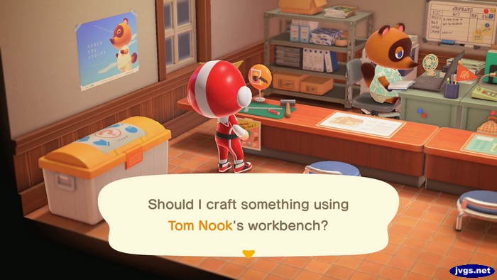 Should I craft something using Tom Nook's workbench?