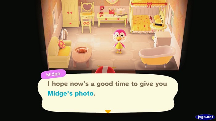 Midge: I hope now's a good time to give you Midge's photo.