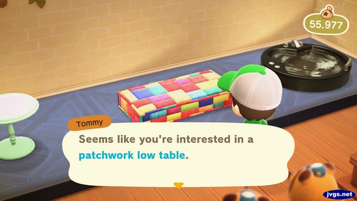 Tommy: Seems like you're interested in a patchwork low table.