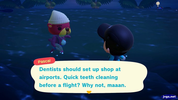 Pascal: Dentists should set up shop at airports. Quick teeth cleaning before a flight? Why not, maaan.