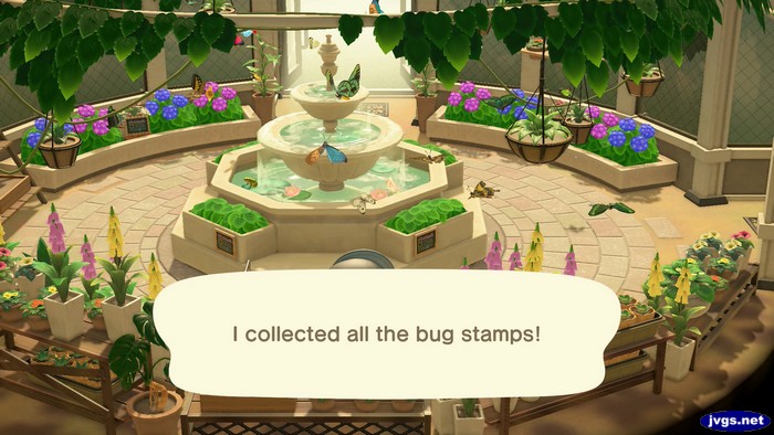 I collected all the bug stamps!