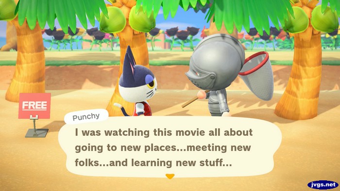 Punchy: I was watching this movie all about going to new places...meeting new folks...and learning new stuff...