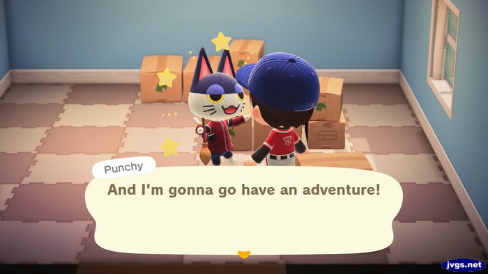 Punchy: And I'm gonna go have an adventure!