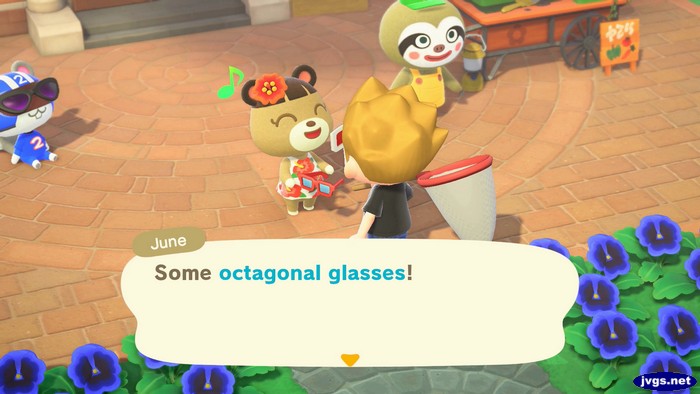 June: Some octagonal glasses!