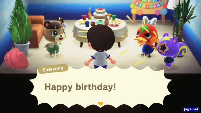 Everyone: Happy birthday!