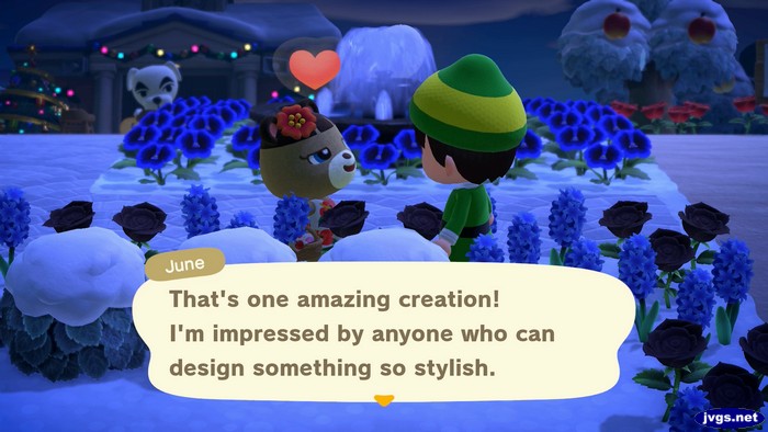 June: That's one amazing creation! I'm impressed by anyone who can design something so stylish.