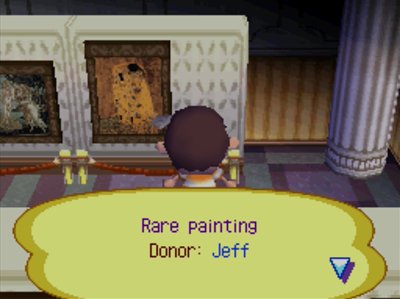 Rare painting. Donor: Jeff.