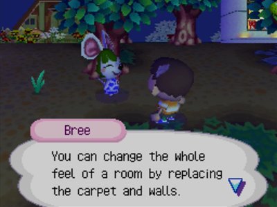 Bree: You can change the whole feel of a room by replacing the carpet and walls.